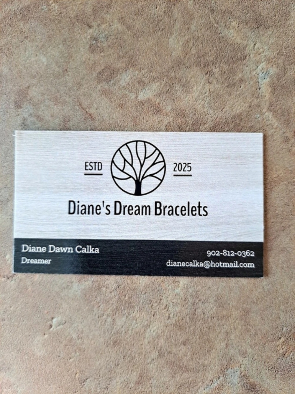 Diane's Dream Bracelets Custom Chip Stone Stretch Bracelet with Removable Charm